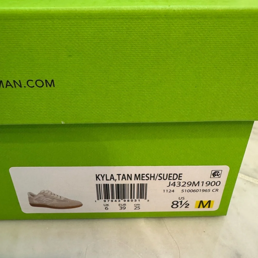 Sam Edelman Kyla Sneakers in Ivory/Honey Tan - Picture 10 of 10